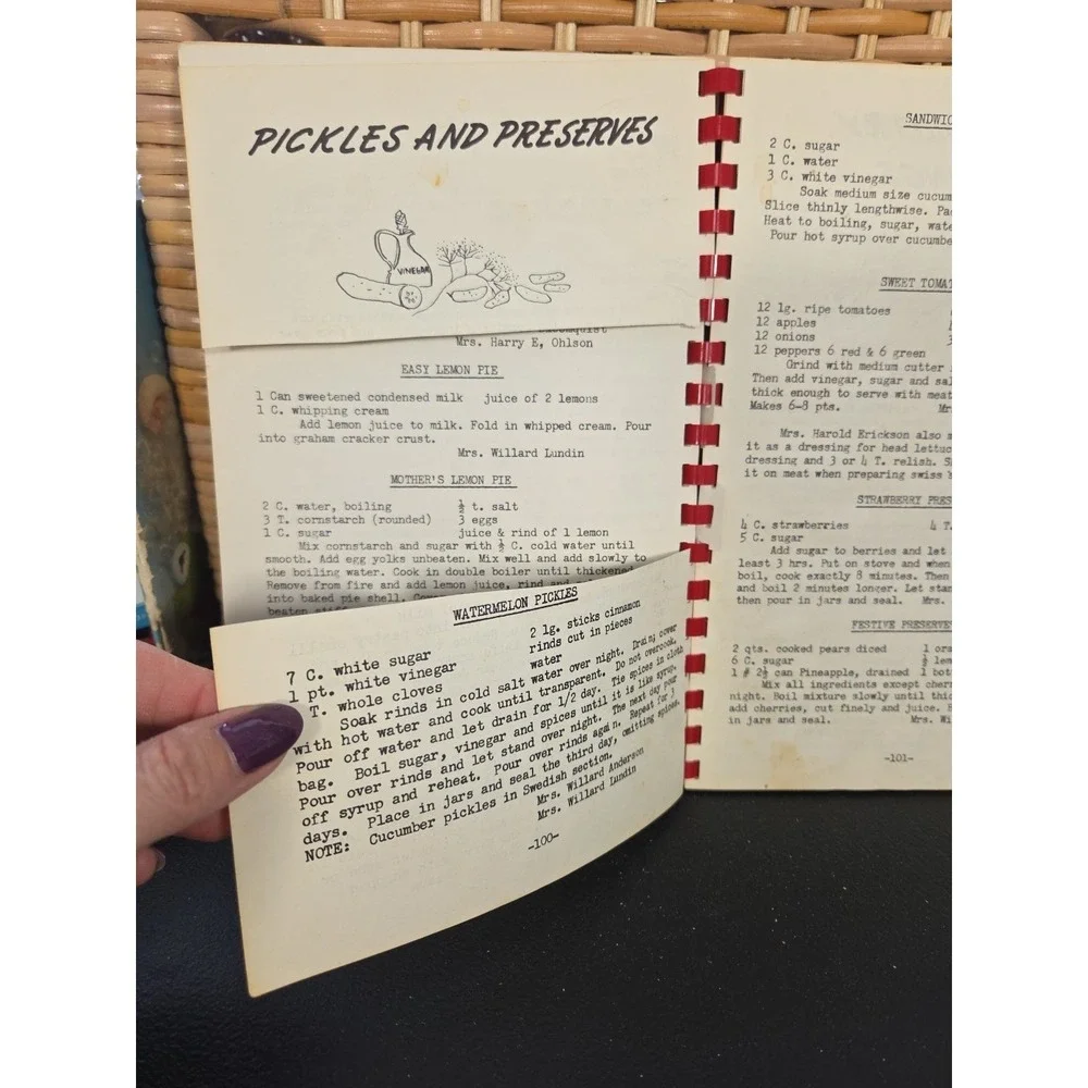 First Mission Covenant Church Cookbook Rockford, Illinois‎ 1959 Mary And Martha